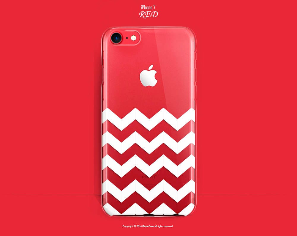 iPhone 7 Plus Case RED iPhone 7 Case Clear iPhone 6s Case