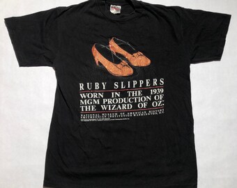 Vintage Ruby Red Slippers Museum Exhibit T-Shirt