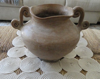 19th Century Clay Pottery Vessel, Time Keepers Attic Piece