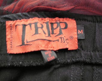 Vintage 'Tripp' Zippered Goth or Grunge Dress Medium