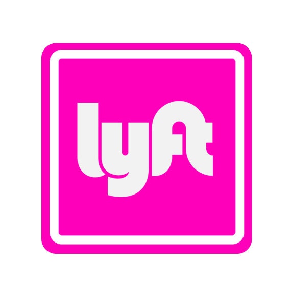 Lyft Car Stiker Decal logo