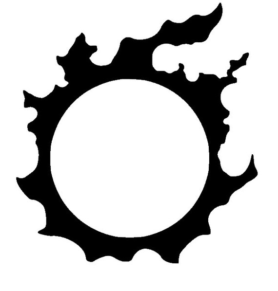 Final fantasy realm reborn icon symbol Anime Decal for