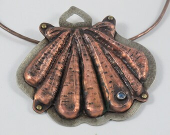 Beneath The Sea-Handcrafted Chasing & Repousse Necklace