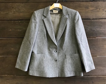 Vintage 90s Wool Blazer