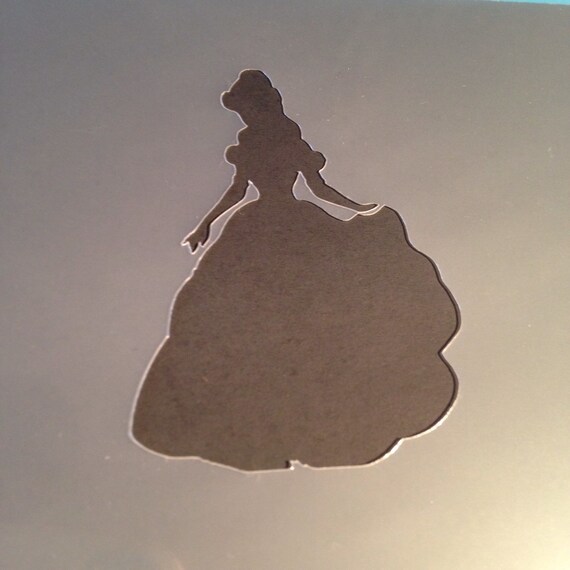 disney princess stencil belle craft silhouette girls bedroom nursery