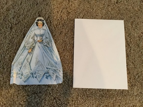 Bride Paper Doll Greeting Card Cooper Hewitt 