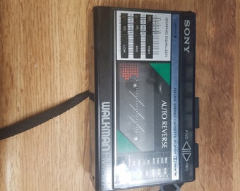 Sony walkman cassette player wm f 18