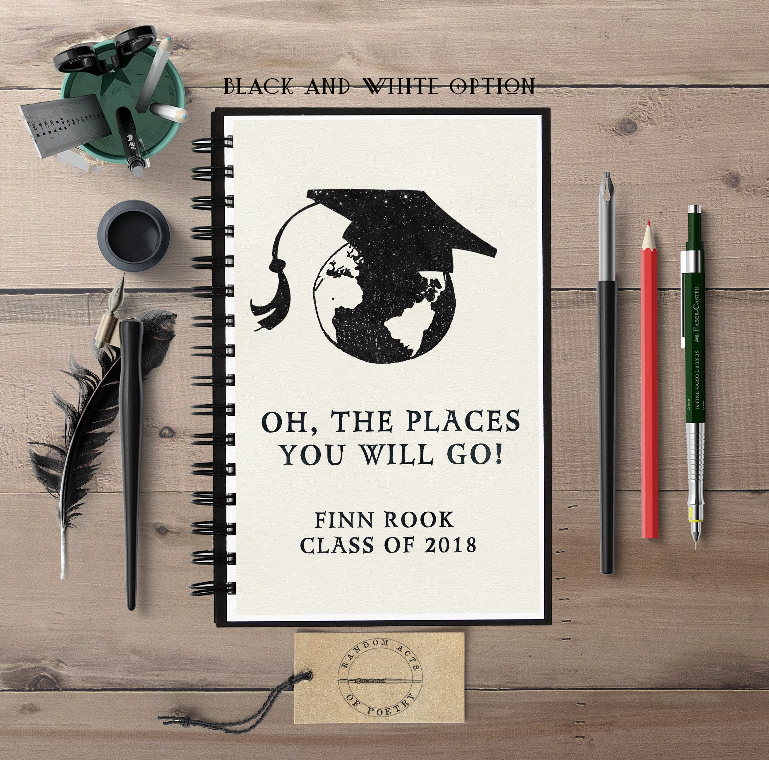 Custom Notebook High School Graduation Notebook College