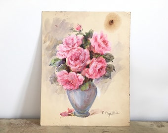 Old watercolor and pen on paper, 1930/40.