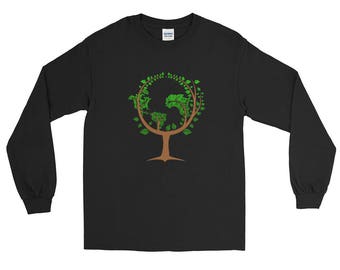 Happy Earth Day Long Sleeve T-Shirt--Save The Earth Shirt--Go Green Shirt--Earth Day April 22 T-shirt