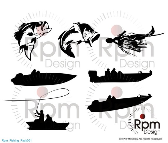 Download Fishing SVG File Fishing Bass Boat Fish Bass Boat Fly