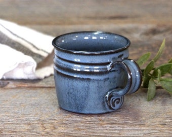 Espresso mug – Pottery long espresso cup, Coffee mug, Ceramic, Stoneware, Handmade, Wheel thrown