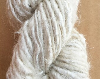 Banana Yarn, Banana Silk Yarn, Natural Banana Fibre Yarn, Artisan Yarn, Colour - Ivory