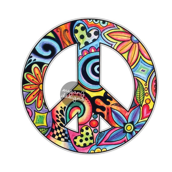 Peace Frog Embroidery Design Peace Frog Embroidery Design