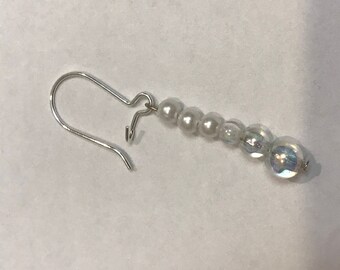 Plastic rainbow earrings