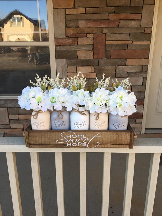 mason jar planter centerpiece mason jar planter box