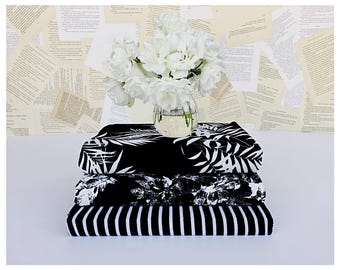 TEXTBOOK SLIPCOVER/ Stretchy Fabric fits even the largest text books. Wash and re-use them over and over