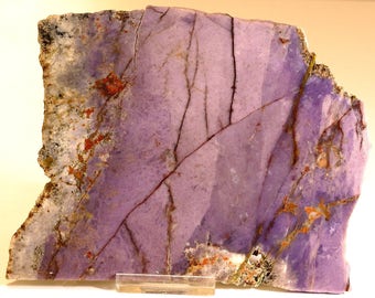 Beautiful Large Purple Burro Creek Agate Damsonite Slab