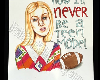 Marcia "Teen Model" Brady Bunch Movie quote art