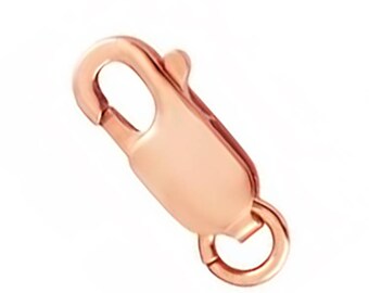 14.5 mm Rose Gold Filled Oval Lobster Clasp