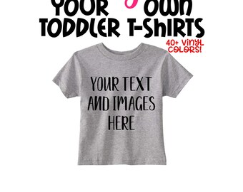 Custom Toddler T-Shirt enfant personnalisé chemises drôle T Shirts pour les enfants enfants personnalisés chemises enfants T chemises bébé Funny T-Shirts enfants personnalisés chiffons