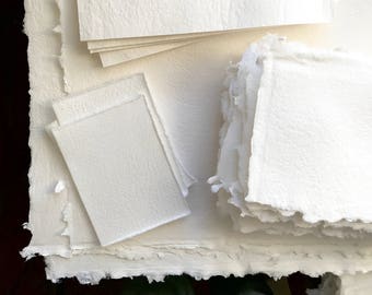 custom paper sheets, custom size handmade paper, custom paper, paper made to order, 8.5x11, 11x17, 4x6, 5x7, 14x18 handmade paper sheet