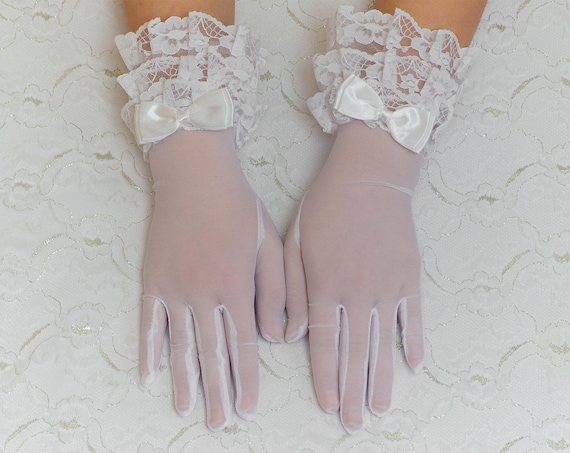 White gloves, White wedding gloves, bridal gloves, elbow gloves, long gloves