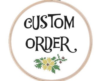 Custom Cross Stitch Final Payment