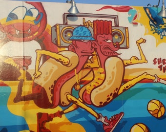Pack of 5 Coney Island Street Art Greetings Cards