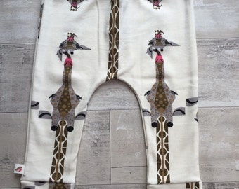 READY TO SHIP Giraffe organic baby leggings by RBLeggings