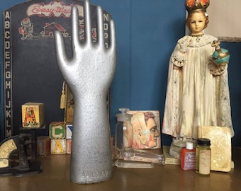 Hall China Company Porcelain Glove Mold Repaint clearance photo prop Vintage Glove Mold