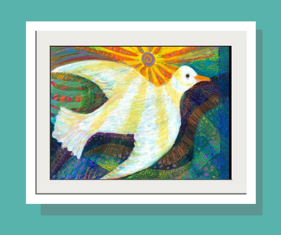 Brand New Day Art Print Limited Edition 10 X 14 White