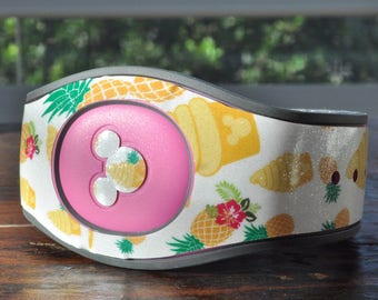 Magic Band Decal | Glitter Dole Whip Inspired MagicBand Decal | Magic Band 2.0 Decal | RTS Ready To Ship