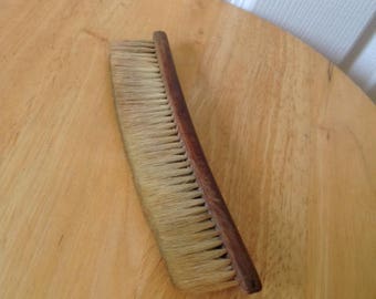 antique traveler's brush,traveler's brush,wooden handle brush,clothes brush,clothing brush,antique brush,clothing brush