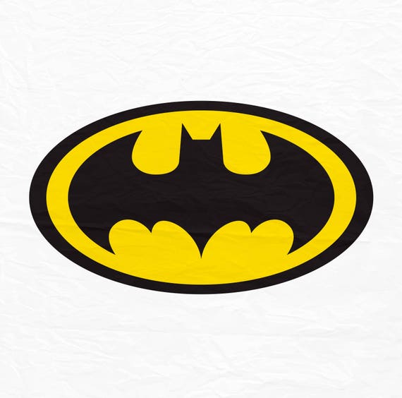 Batman DC Logo Superhero SVG DXF Png Vector Cut File Cricut