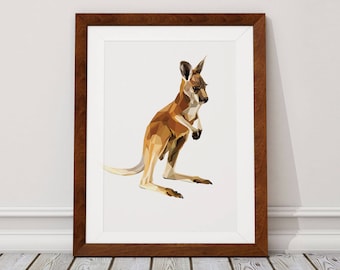 Kangaroo Digital Download, Kangaroo Digital Print, Kangaroo, Digital Download, Digital Print