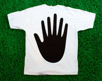 White Shirt 6-Finger Hand Design