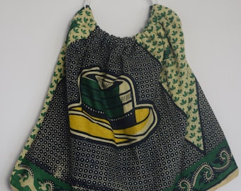 african ladies handbag made from cotton wax fabric