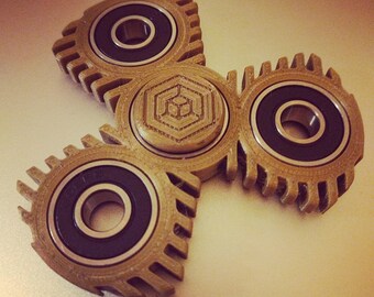 Fidget spinner toy - hand spinner CUSTOM colours and bearings / ceramic / stress toy / fidget toy / 3D printed spinner / tri spinner FIN