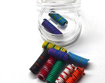 DIY Snap Jewelry - 10 Telephone Wire Coils, Make DIY Snaps with Apoxie Sculpt