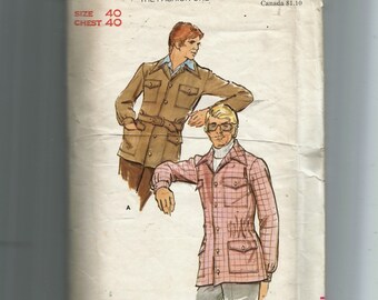 Butterick Men's Jacket Pattern 3058