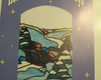 Home for the Holidays Stained glass pattern book