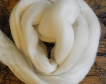Extremely Soft White Merino Wool Top, 370 Grams or 13 Ounces