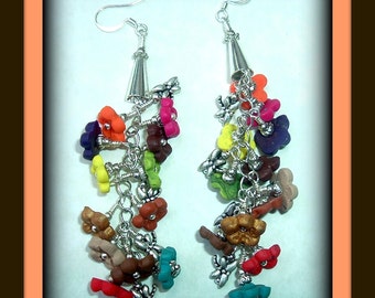 My little garden-Polymer clay-(earrings)
