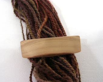 Tiny Natural Hair Barrette, Myrtlewood, lifetime guarantee, NO GLUE, wooden hair accessory, french hair clip, long hair, fine hair jewelry