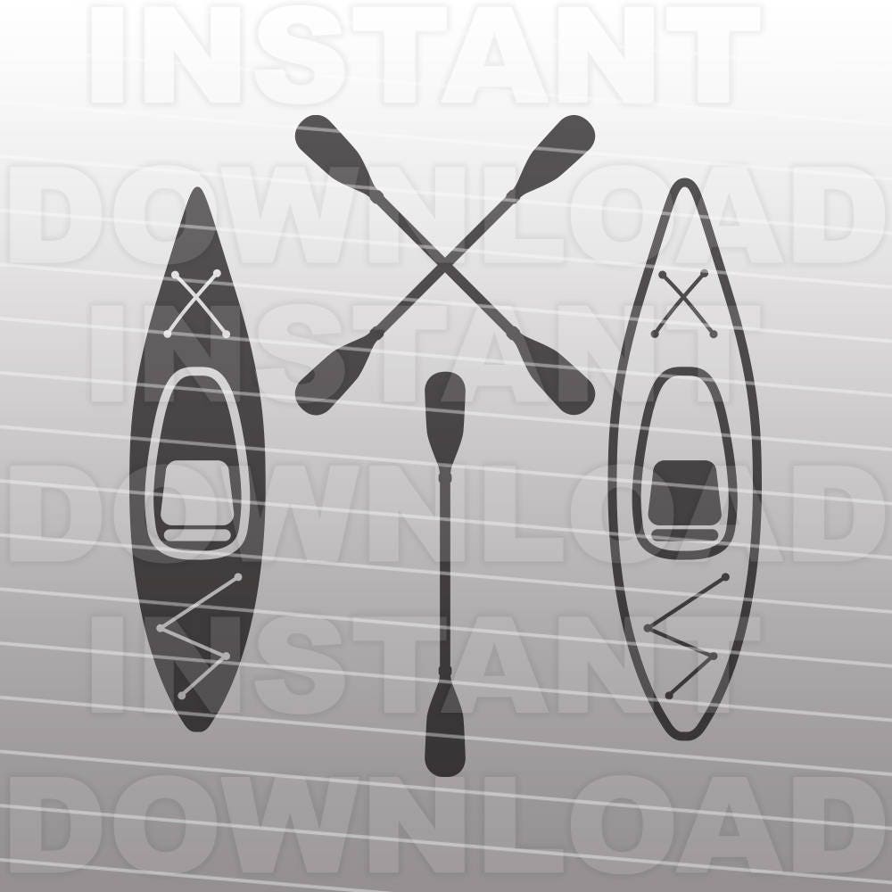 Download Kayak SVG FileKayaker SVGKayak Paddle SVG Commercial