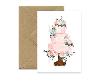 Congrats - Wedding Cake card