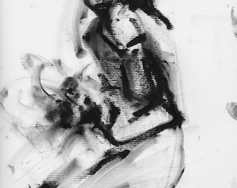 Haunting Fine Art Figure Drawing, No. 79