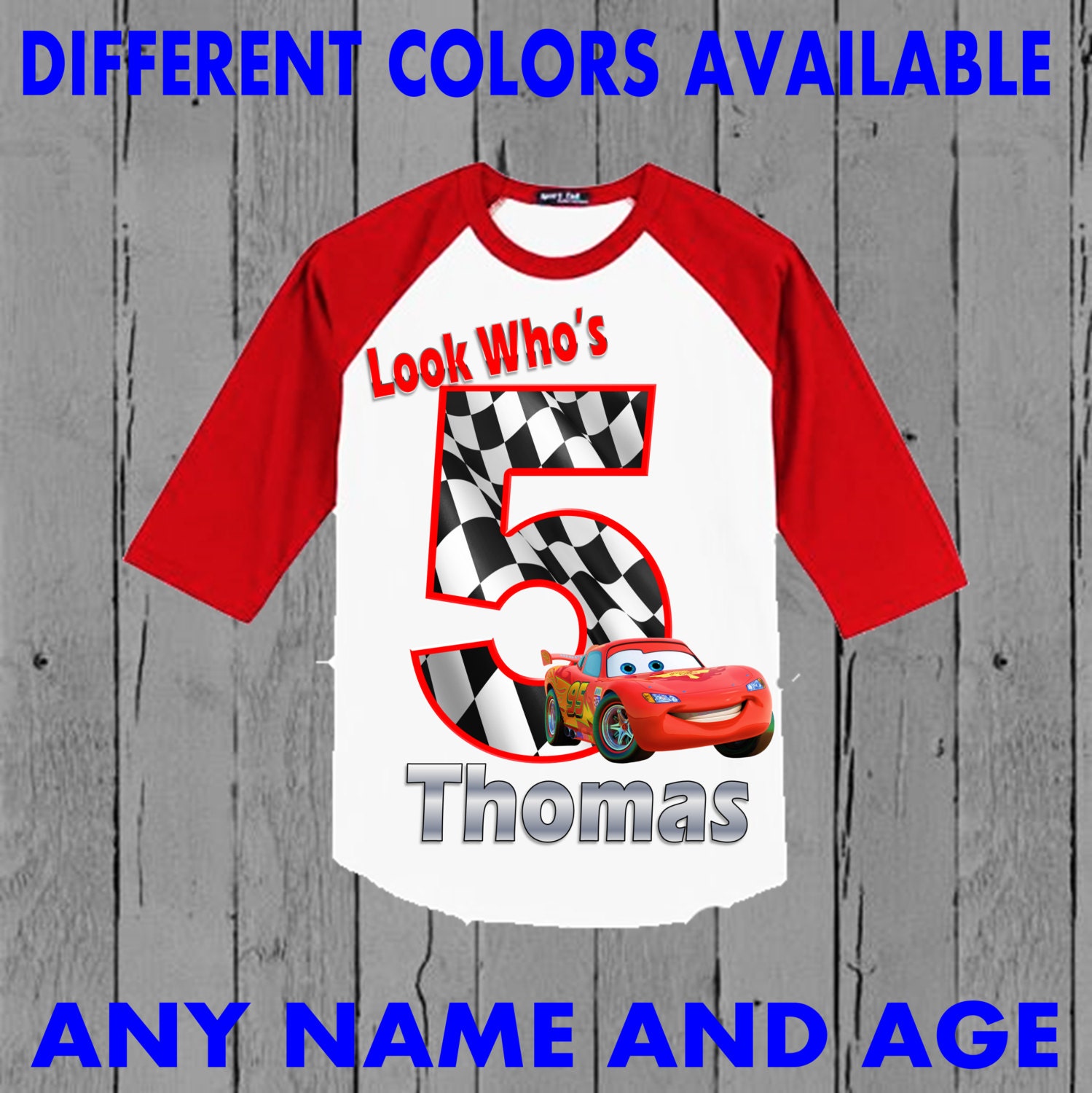 Disney Cars Birthday Boy Shirt Cars Birthday Shirt Raglan