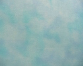 Light Blue Sky Fabric, Fabric Freedom FAFH50 26 Perfect Palette, Sky Landscape Quilt Fabric, Cotton